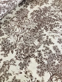 Image 1 of Loneta - Toile de Jouy - Marrón - 10€/m