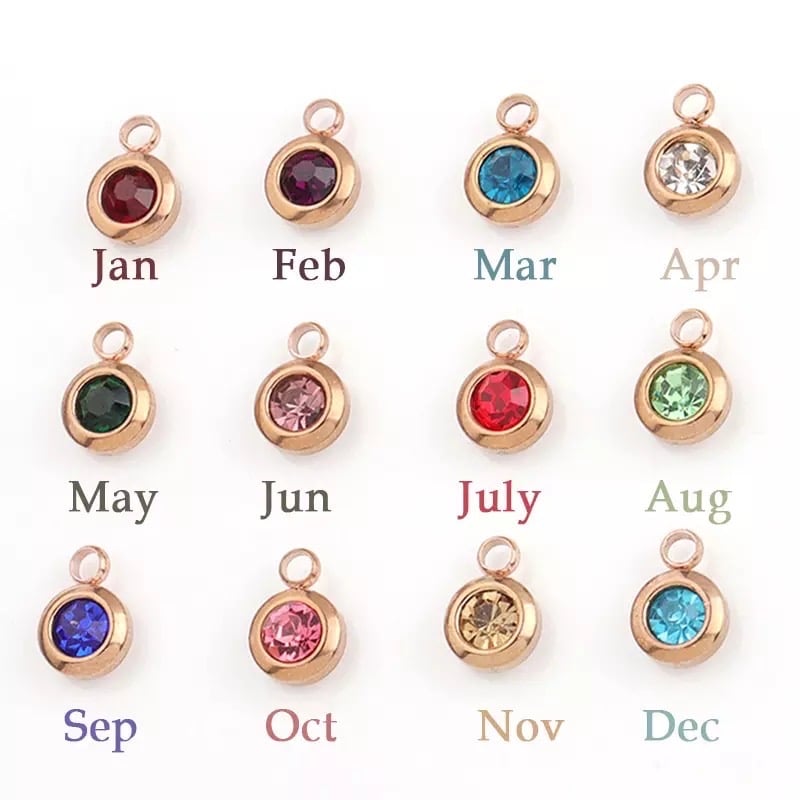 Image of Custom Birthstone Necklace 