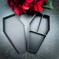 Image 2 of Black Coffin Jewelry Box 