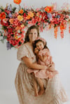 Motherhood Studio Colorful Floral Session