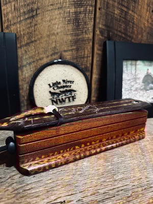 Image of Wenge/Mahogany with snakewood inlay #2