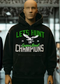 Image 1 of BIRDS Let’s hunt acid washed LIX HOODIE 