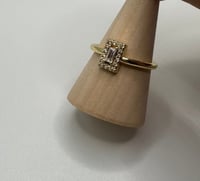 Image 2 of Gold diamanté ring 