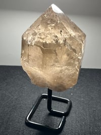 Image 8 of Golden Rutile Smoky Quartz Natural Point On Stand #2664