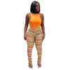 Pink Knit Layer Leggings