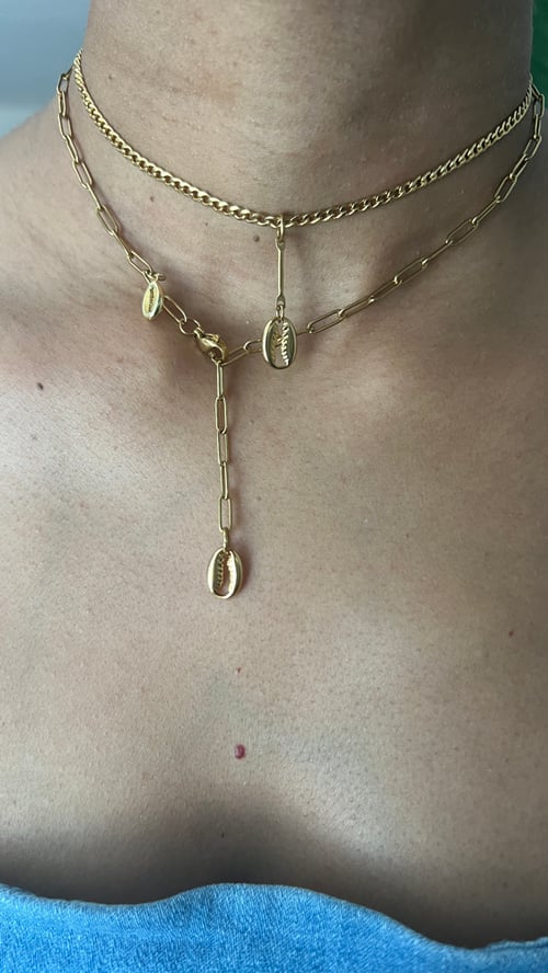 Image of MONIE • Cowrie Shell Charm Choker