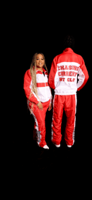 Image 4 of Red Windbreaker Set