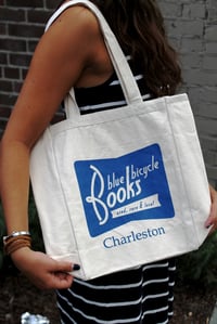 Image 1 of Blue Bike Tote