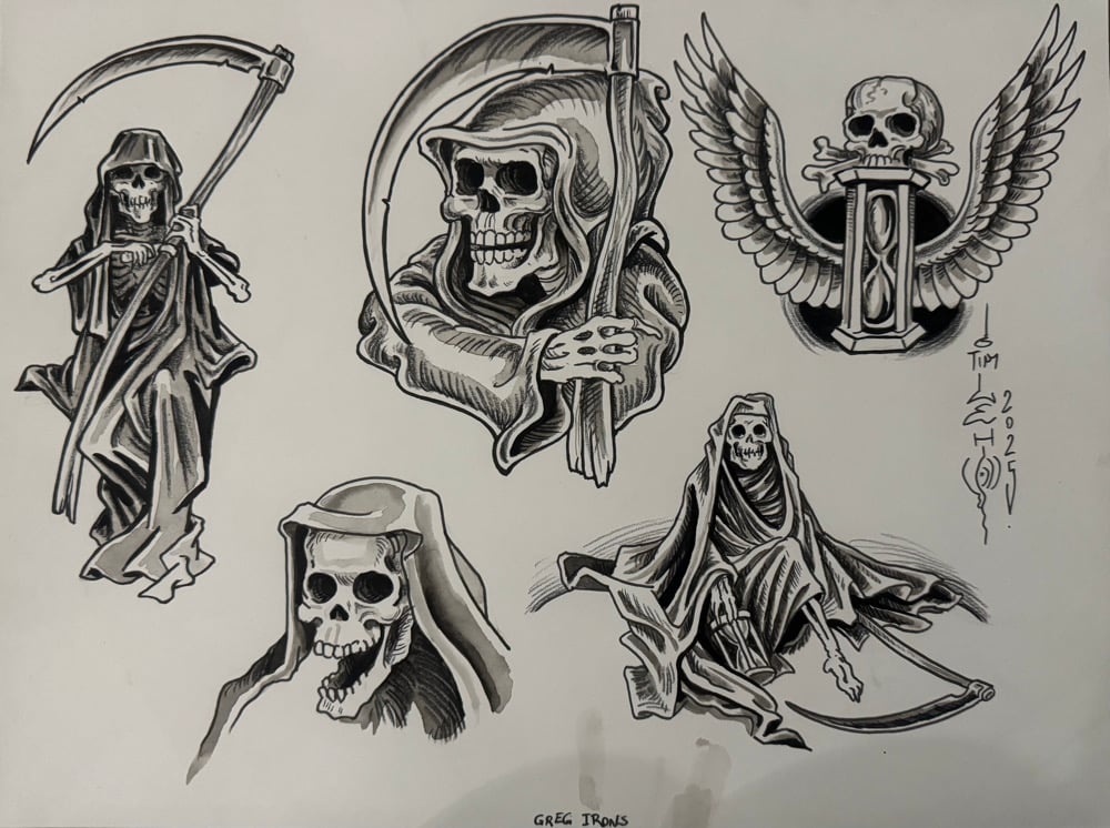 Image of Tim Lehi “Reapers & Wolves #152” Original Art