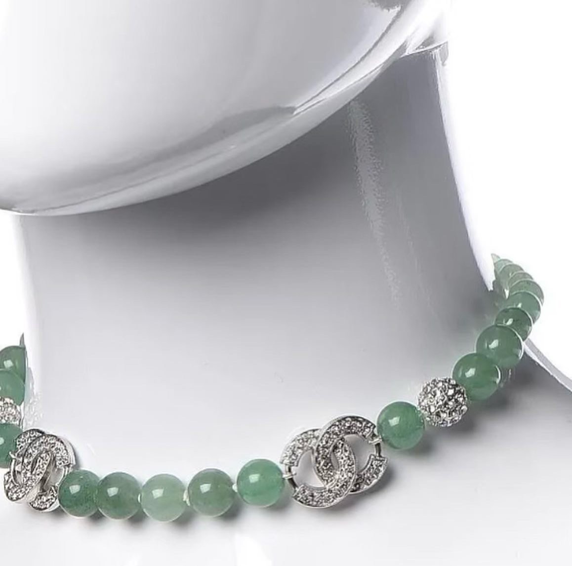 emerald beads necklace price