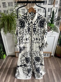 Image 1 of Zara black and white dress 