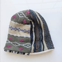 Image 2 of Upcycled Reversible Beanie Cotton Blend 25