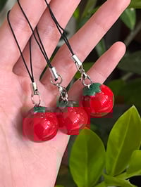 Image 4 of fruit charms! 🫐🍅🍊