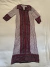 early 70s Indian cotton maxi dress 
