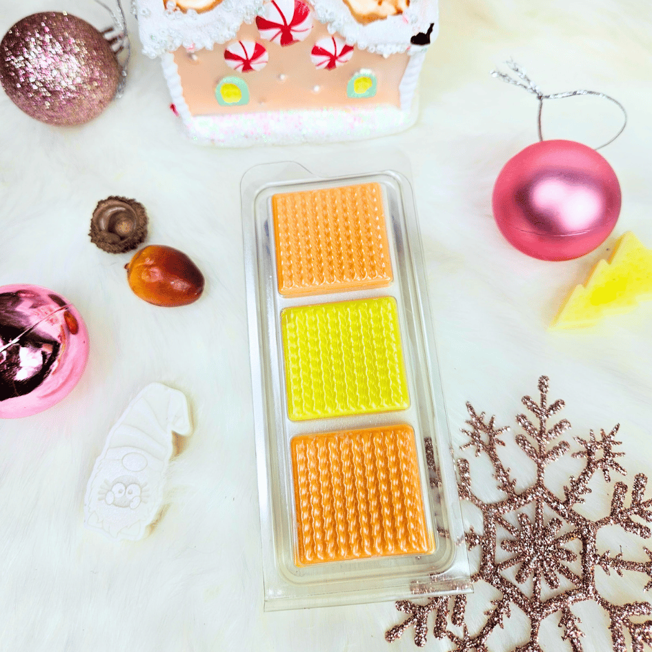 Image of Cosy Knit Clamshell Christmas Snapbar Wax Melts 