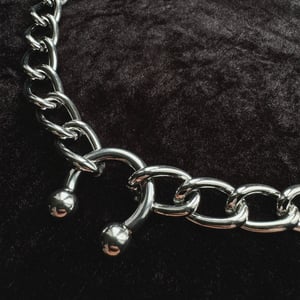 Image of Horseshoe Chunky Choker Necklace