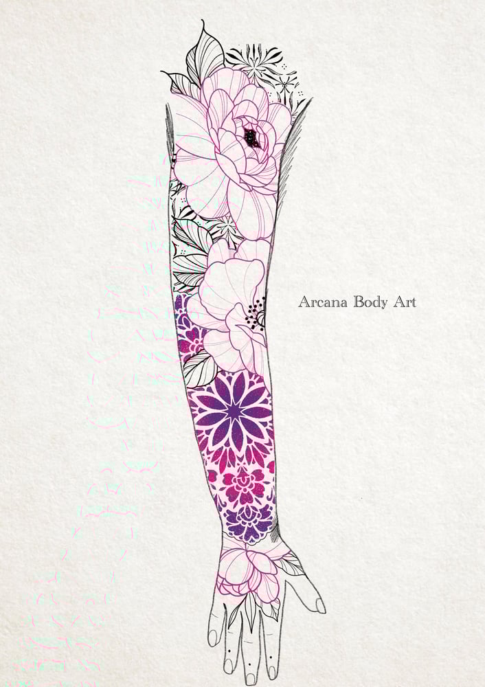 Image of Bras Nebula Dot Et Fleurs