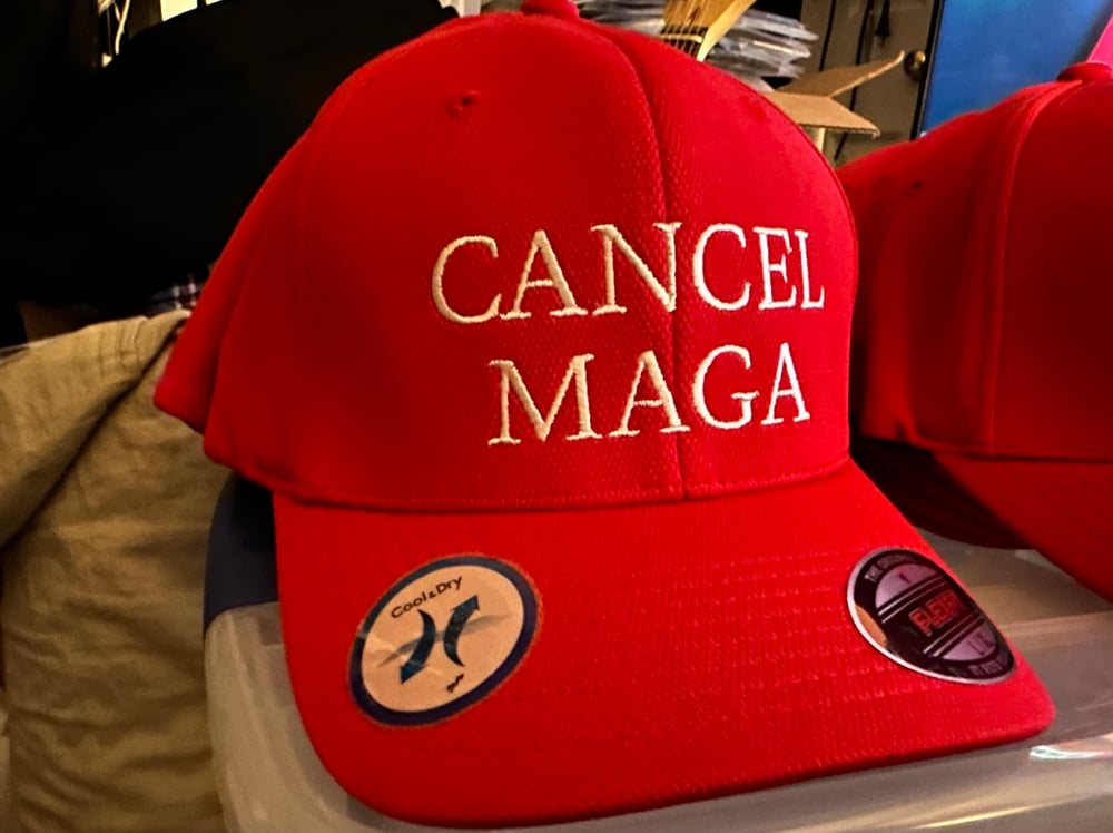 Cancel MAGA Red Flexfit Collectors Hat