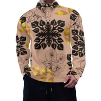 Image 1 of Men's Anthurium Print Polo Shirt