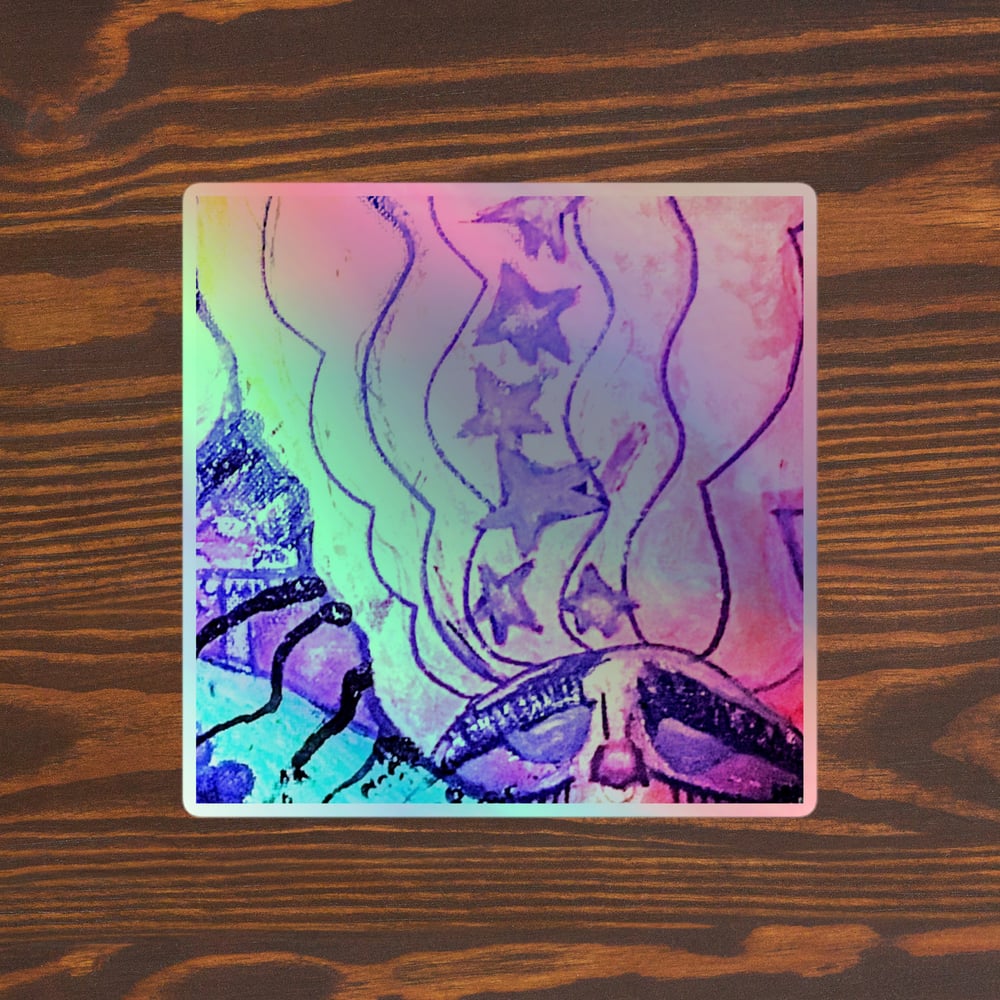 Image of "Good Vibes" Holographic stickers