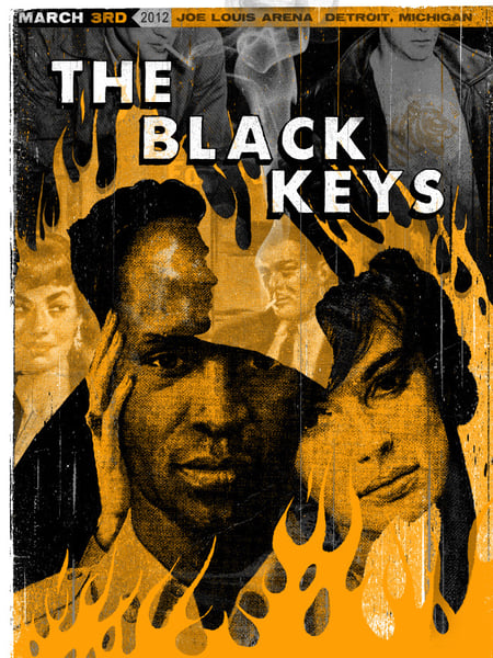 Image of The Black Keys. Detroit 2012