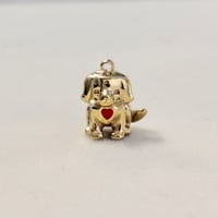 Image 2 of Heart Puppy Charm 