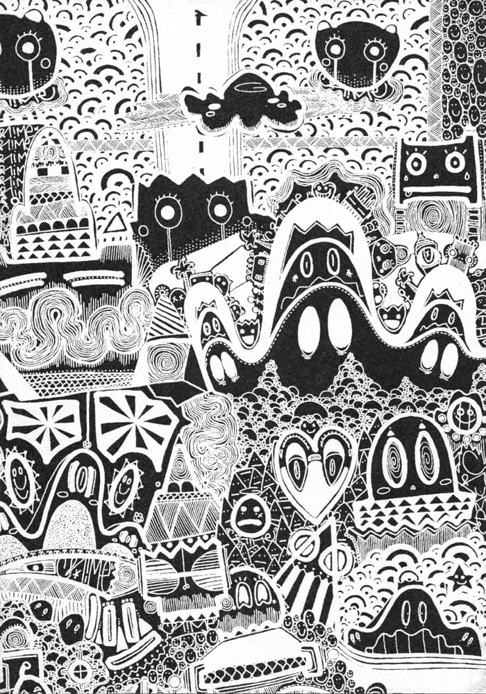 Image of Print en Sérigraphie - White Paradise