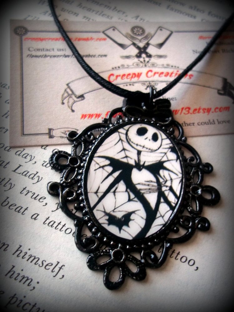 Image of Jack Skellington Nightmare Before Christmas Necklace