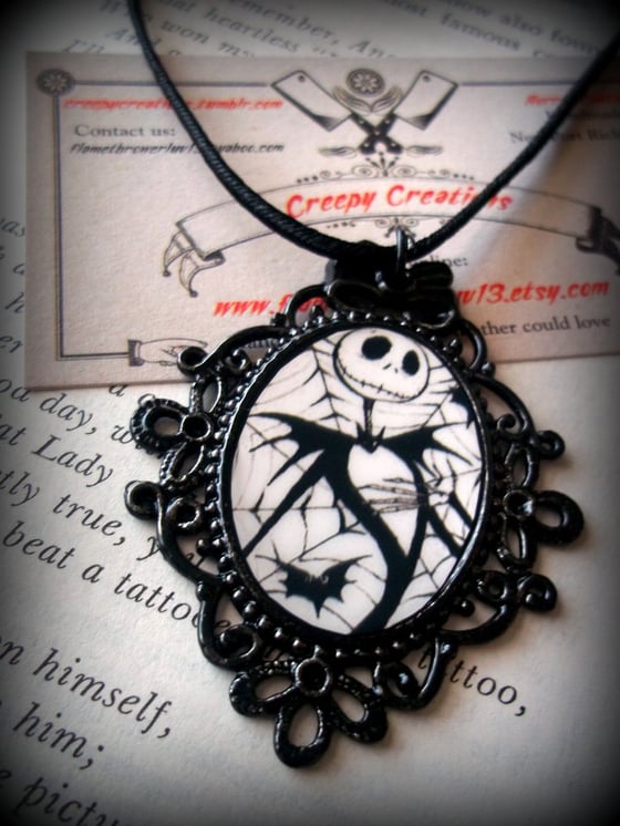 Image of Jack Skellington Nightmare Before Christmas Necklace