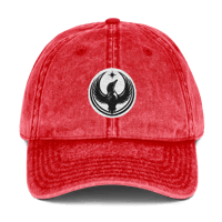 Image 9 of Vintage Cotton Twill Cap - White Rebel Loon