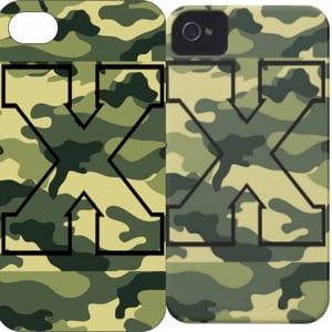 Image of Straight Edge Camo X iPhone 4/4s case
