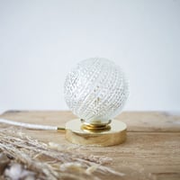 Image 1 of Lampe A Poser En Verre à bulles