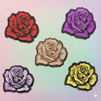 Rose Glitter Patch