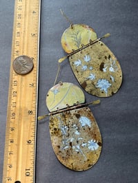 Image 5 of oversized tin earrings