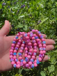 Tie dye bracelets