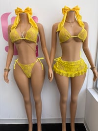 Yellow Lace  Swim 