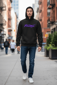 Image 3 of FlossdVip Apparel Black / Purple Hoodie 