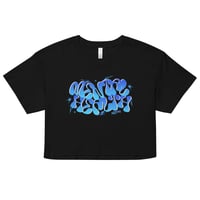 Image 1 of MHM CROP TEE - BLUE ICE 