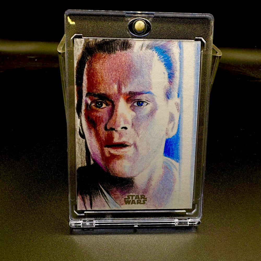 Topps Star Wars obi-wan Kenobi (the phantom menace) sketch card 