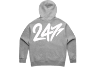 Image 2 of Relaxed 247 Applique Grey Tracksuit 