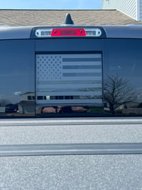 Image 2 of 2019+ Ram Sliding Window American Flag