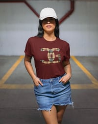 Image 4 of Child Of God / Burgundy/ Plaid 