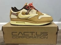 Image 1 of Nike Air Max 1 x Travis Scott Wheat Lemon DropSize 9