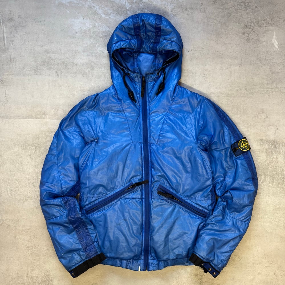 Image of AW 2007 Stone Island Mesh Badge Goose Down Jacket, size small