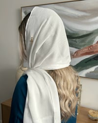 Image 2 of Holy Cross Veil (Satin White)