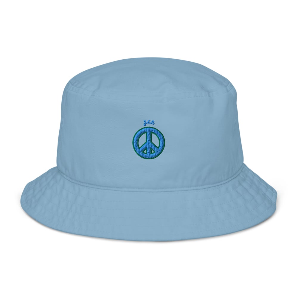 ZEN EXP - “Peace Sign” Organic bucket hat