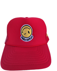 Image 1 of Red trucker hat 
