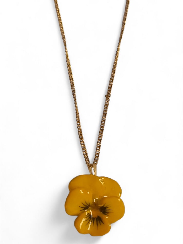 Image of Viola Pansy Pendant