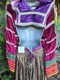 Image 12 of Vintage Fez crop tribal top pompom 35 inches