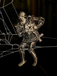 Image 2 of 1800s Gustave Dore Spiders - with real preserved webs -B